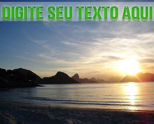 Adicionar Texto com Faixa transparente no Photoshop CS6