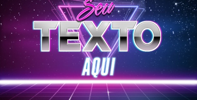 texto-retro-neon